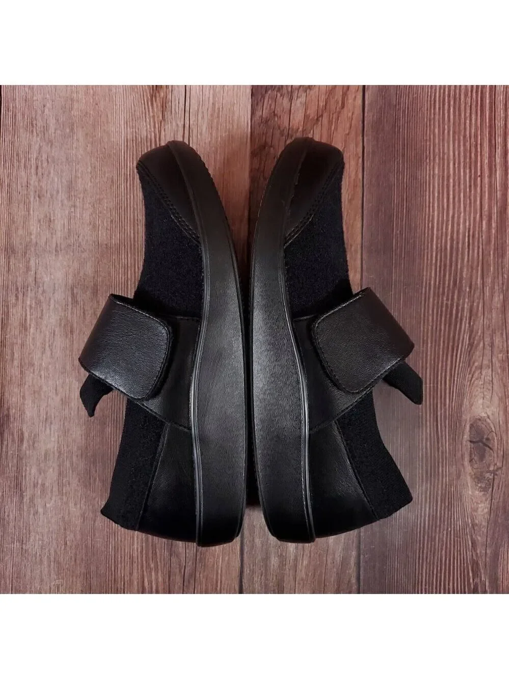 Traq by Alegria Womens Size 41 US 10.5-11 Qwik Cozy Black Slip On Walking Shoes